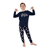 RolyPoly RP3680-2 Erkek Çocuk Kışlık İkili Pijama Takım