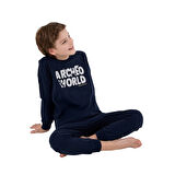 RolyPoly RP3684-G Erkek Garson Boy Çocuk Kışlık İkili Pijama Takım