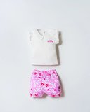 U.S POLO ASSN. KIZ BEBEK ŞORT T-SHIRT TAKIM - Beyaz