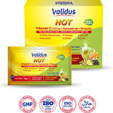 Validus Hot Herbal Complex Vitamin C 1000 Mg Karamürver 50 Mg Propolis 10 Mg - 13 Gr 12 Sachet