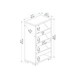 Arnetti Ayakkabılık Nasem 4 Bölmeli Modern Tasarım Ayakkabılık Atlantik Çam