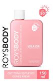 ROYS Beauty Renkli Cilt Tonu Eşitleyici Güneş Kremi 150 ml Spf 50