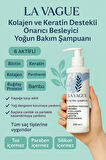 Kolajen ve Keratin Destekli 6 Aktifli Onarıcı Tuzsuz Yoğun Bakım Şampuanı (SLS, Paraben İçermez)