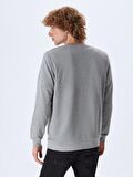 LTB Logolu Gri Sweatshırt