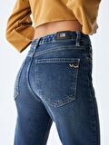 Ronna X Yüksek Bel Slim Jean Pantolon