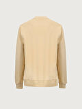 Sıgnlı Sıfır Yaka Uzun Kollu Regular Fit Sweatshırt