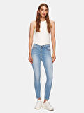Tanya X Normal Bel Dar Paça Skınny Jean Pantolon