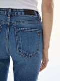 Ronna X Yüksek Bel Dar Paça Slim Jean Pantolon