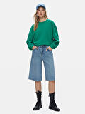 Lexıne Baggy Jean Bermuda