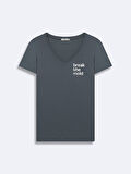 Antrasit T-shırt