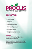 PROCLİS Soğuk Sıkım Jojoba Yağı, %100 Doğal Bitkisel Sabit Yağ, Jojoba Oil 10ml