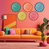 Simplex Joy Duvar Saati | Pembe