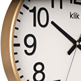 Klik Simplex Gold Minimalist Duvar Saati