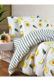 Fitted Ranforce Nevresim Takımı Tek Kişilik Avocado