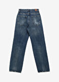 Denim Trip Yüksek Bel Ankle Paça Straight Mavi Kadın Denim Pantolon DT10502 TARA Yüksek Bel Straight Cr