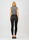 Denim Trip Yüksek Bel Dar Paça Skinny Fit Koyu İndigo Kadın Denim Pantolon DT10898