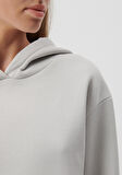 Mavi Kapüşonlu Gri Basic Sweatshirt 167299-70074