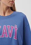 Mavi Logo Baskılı Mavi Tişört 1600843-70662