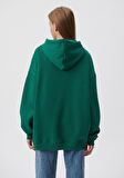 Mavi Fermuarlı Kapüşonlu Yeşil Sweatshirt 1610221-71874