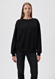 Mavi Bisiklet Yaka Siyah Basic Sweatshirt 1610198-900