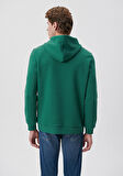 Mavi Logo Baskılı Kapüşonlu Yeşil Sweatshirt 0610941-71874
