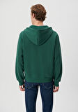 Mavi Logo Baskılı Kapüşonlu Yeşil Sweatshirt 0611715-71874