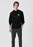 Mavi MVJNS Baskılı Siyah Sweatshirt 0611786-900