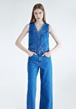 Merlin All Blue Koyu Mavi Jean Yelek 1110265-85670