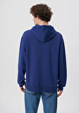 Mavi Logo Baskılı Kapüşonlu Mavi Sweatshirt 0S10001-70722