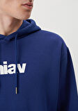 Mavi Logo Baskılı Kapüşonlu Mavi Sweatshirt 0S10001-70722