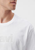 Mavi Logo Baskılı Beyaz Tişört 0611807-620