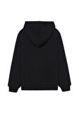 Mavi Logo Baskılı Kapüşonlu Siyah Sweatshirt 6610110-900