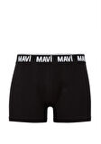 Mavi 3lü Basic Boxer Seti 0911219-900