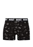 Mavi 3lü Basic Boxer Seti 0911219-900