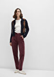 Laura Bordo Kadife Pantolon 101153-85728