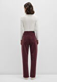 Laura Bordo Kadife Pantolon 101153-85728