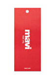 Mavi Logo Baskılı Kapüşonlu Kırmızı Sweatshirt 1600361-86417