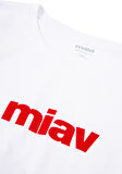 Mavi Kırmızı Miav Baskılı Erkek Tişört 067153-622