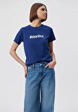 İstanbul Baskılı Mavi Tişört 1612111-70722