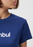 İstanbul Baskılı Mavi Tişört 1612111-70722