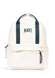 Mavi Logo Baskılı Beyaz Sırt Çantası 1912481-34523