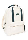 Mavi Logo Baskılı Beyaz Sırt Çantası 1912481-34523