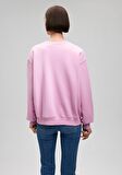 Mavi Bisiklet Yaka Pembe Basic Sweatshirt 1610198-71117