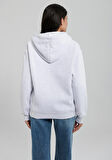 Mavi Kapüşonlu Gri Basic Sweatshirt 167299-85438