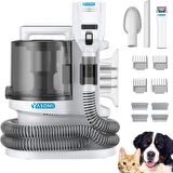 Yasomi P1 Pro 4'ü 1 Arada Evcil Hayvan Bakım Kiti ve Vakum Cihazı (Beyaz)