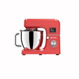 Yasomi 1511bml Led Ekranlı Kıyma Çekme Aparatlı Blender Stand Mikser Mutfak Şefi (Kırmızı)