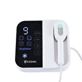 Yasomi Depilatör Optimal Teknoloji Sınırsız Atım Safir Buz Soğutma Sistem 9 Kademeli Epilasyon Cihazı