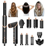 Yasomi Witero 9in1 Ultra Airwrap Multi-styler Sıcak-soğuk Hava Üflemeli Siyah Saç Şekillendirme Cihazı