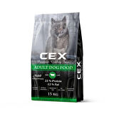 CEX KÖPEK KUZU ETLİ KURU MAMA %60 HAYVANSAL PROTEIN ( %23 PROTEIN %12 YAĞ ) PREMİUM KÖPEK MAMASI
