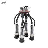 Melasty Süt Sağma Makinesi 240 cc Sağım Demeti (Şeffaf Plastik Kılıflı)